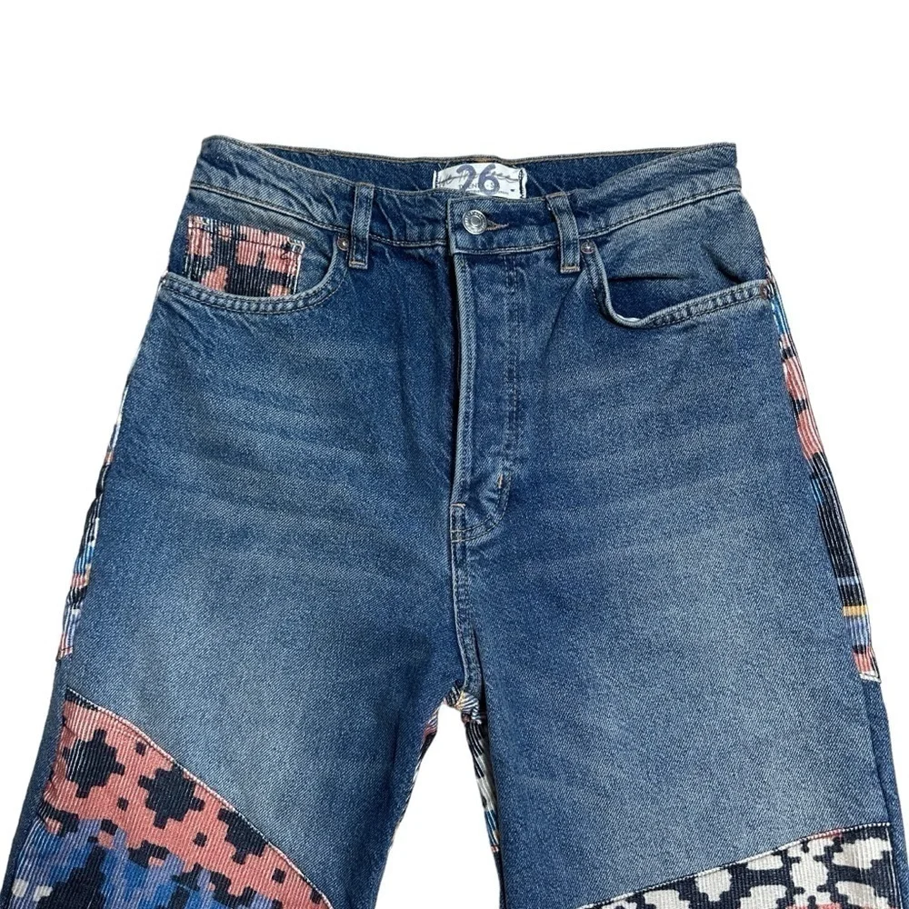 Free People Rocky Mountain Straight Leg Jeans US 26